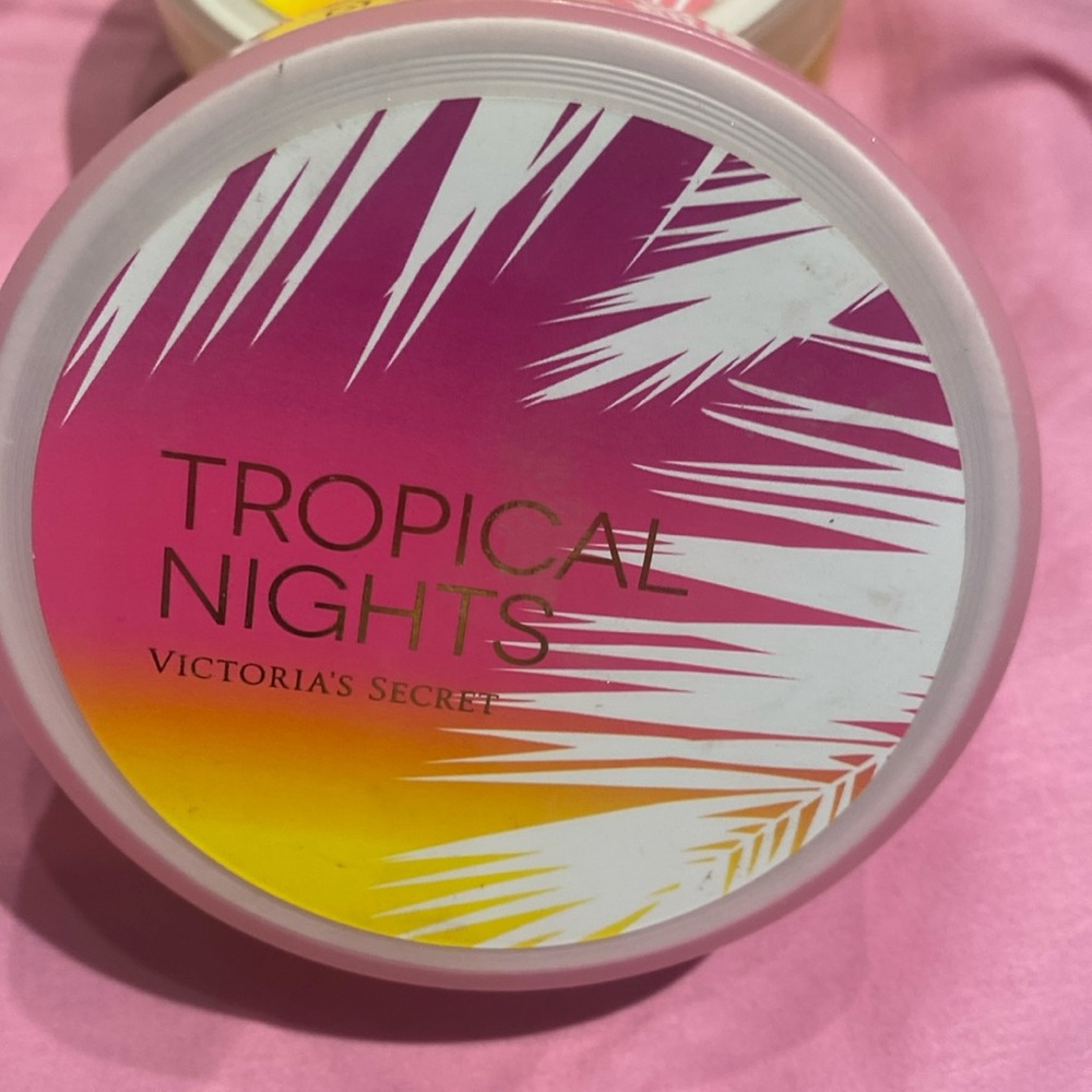 NEW Victoria's Secret TROPICAL NIGHTS Whipped Body Souffle berries & hyacinth